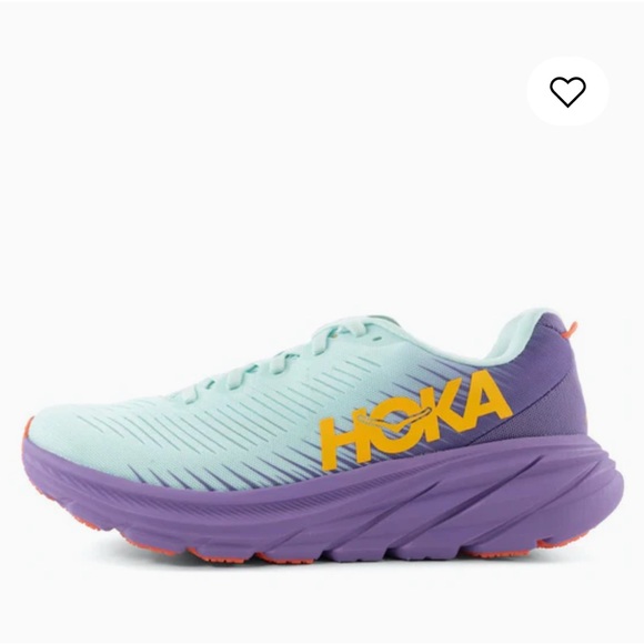 Hoka One Rincon 3 Blue Glass Chalk Violet Running (1119396 BGCV) W11 or M 9.5 - Picture 3 of 11